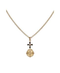 Ожерелье Globus Cruciger RETRO CHIC, Gold & black