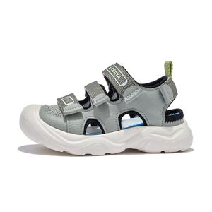 Детские сандалии с низким верхом, дышащие, противоскользящие, устойчивые к истиранию и ударам. Для детей от 3 до 7 лет. Babaya, серый