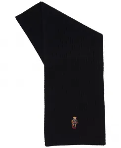 Мужской шарф Holiday Bear Polo Ralph Lauren, черный