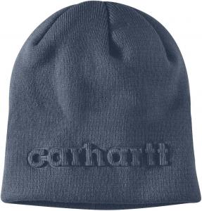 Carhartt мужская вязаная шапка с тиснением, Bluestone