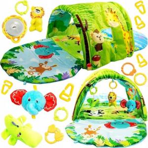 Большой Образовательный Коврик, Сказочный Дом + Игрушки Tobbi-Toys