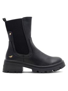 Ботильоны на плоской подошве Mustang, черный