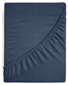 Простыня Eurofirany Jersey, темно-синий - 240 х 220 см