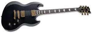 ESP LTD - VIPER-1000 - Электрогитара с золотой фурнитурой - Винтажный черный