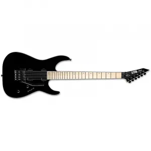 Гитара ESP LTD Deluxe M-1000 из клена, гриф из клена, звукосниматели Fishman Fluence Modern, черный глянцевый