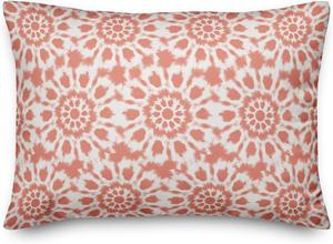 Creative Products Декоративная подушка в технике шибори радиальная Coral Radial Shibori