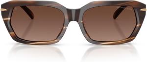 Michael Kors мужские универсальные солнцезащитные очки Mk2265u Lake Tahoe, Brown Horn/Brown Solid Polarized
