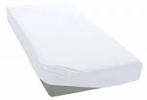 Простыня для моего дома "PHYSALIS", хлопок, матрасы высотой до 18 см, плоская простыня, натяжная простыня, простыня My home 120х200 см, 1 шт., белый