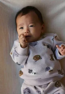 Толстовка Name It, Lilac Marble