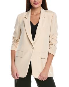 Коби Халперин Холланд пиджак из смесового шелка Kobi Halperin, бежевый