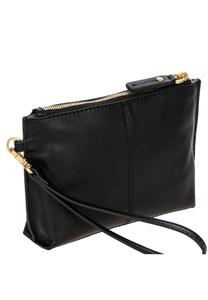 Клатч Volterra кожаный 18 см BRIC'S, черный