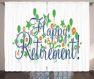 Штора ABAKUHAUS в деревенском стиле для пенсионеров, каллиграфический шар, штора из тесьмы со сборками, петлями и крючками, 280 x 245 см, цвет папоротниково-зеленый, темно-синий Abakuhaus