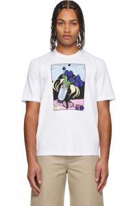 Футболка с принтом белой вазы Lanvin, Optic White