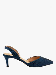 Мэллоу туфли-лодочки на низком каблуке с ремешком Ravel, Navy