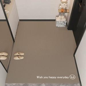 Budis Ковер 120х140 см из ткани Haha-Bulaixuan [Non-Slip Tech Fabric], для прихожей и ванной, влаговпитывающий, нескользящий