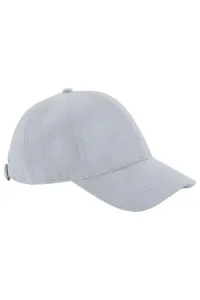 Кепка из искусственной замши с 6 панелями Beechfield, серый