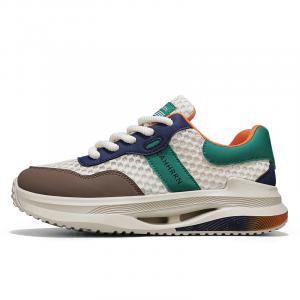 Мужские повседневные кроссовки CAHHRRN с амортизацией, бежево-оранжевые