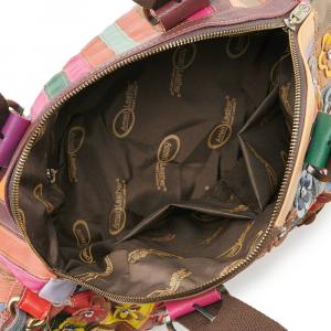 Ameri Кожаная большая сумка Lorely и мешочек для монет Ameri Leather, цвет Rainbow