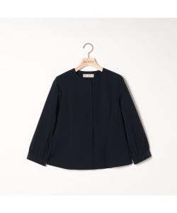 Блузка без воротника из тафты Ecle