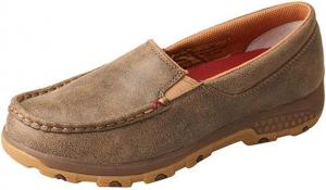 Женские мокасины Twisted X, прогулочные туфли на шнуровке с технологией CellStretch, Bomber