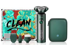 Сменная головка для электробритва S5 Rotary моющаяся, полностью водонепроницаемая, многофункциональная SOOCAS, темно-зеленый