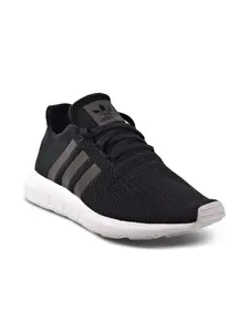 Кроссовки Swift Run Core Black/White Adidas Kids, черный