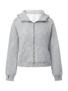 Толстовка с капюшоном на молнии Imily Bela, серый