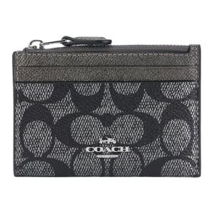 Мини-кошелёк из искусственной кожи унисекс Gunmetal COACH