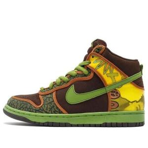 Кроссовки sb dunk high pro Nike, коричневый