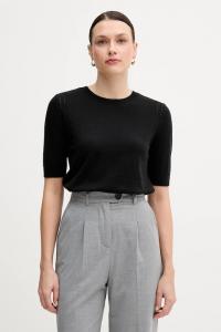 Свитер из смесовой шерсти Sisley, черный