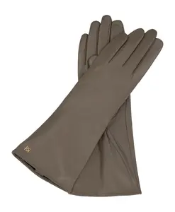 Кожаные перчатки с функцией сенсорного экрана. Kazar, бежевый