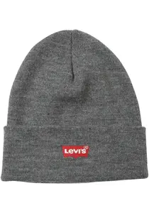 Шапка Levi's "Beanie Red Betwing" (1 шт.), серый