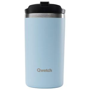 Кружка дорожная 350 мл матовая пастельно-голубая Qwetch