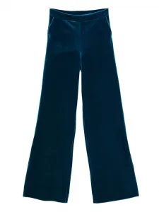 Брюки из вельвета свободного кроя Chiara Boni La Petite Robe, синий