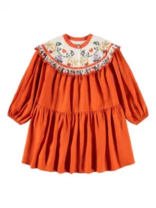 Платье Cibbe Molo, оранжевый