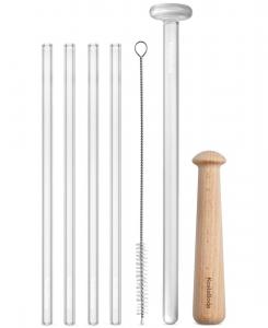 Набор коктейльных аксессуаров, 7 штук Kosta Boda, прозрачный