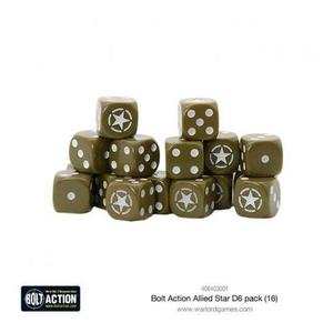 Фигурки Allied Star D6 Dice (16) Warlord Games