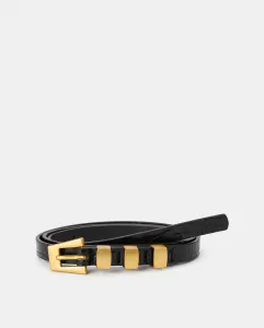 Толстый эластичный пояс с подкладочной пряжкой Tintoretto, черный