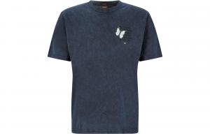 Футболка мужская тёмно-синяя HUGO BOSS