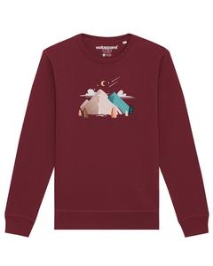 Свитер Watapparel Sweatshirt Night & Clouds, бордовый