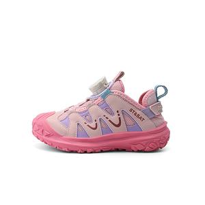 Износостойкие, легкие, с амортизацией, увеличивающие рост, с низким верхом, детские кроссовки для повседневной носки ST&SAT, серебряный/розовый