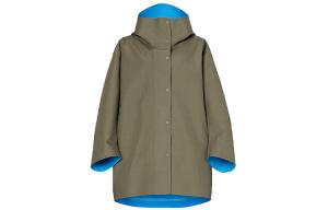 Женское полупальто X Marni Olive UNIQLO, темно-оливковый