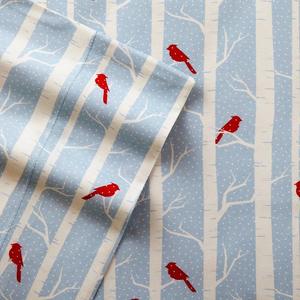 Комплект простыней Micro Flannel с наволочками, цвет Cardinals Blue