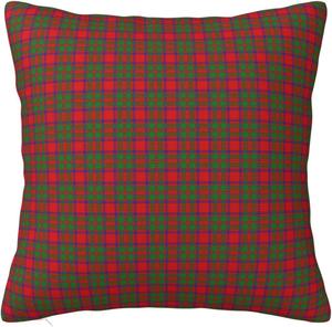Paruiny Чехол для подушки шотландский клан Mackintosh тартан плед двусторонний пушистый White