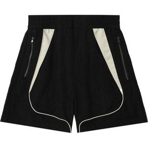 Шорты с эластичным поясом и широкими штанинами ADER ERROR, черный