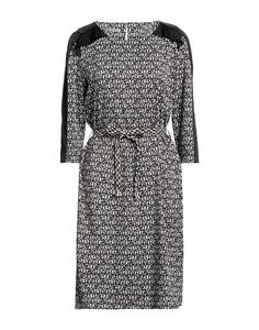 Платье миди Biancoghiaccio, черный