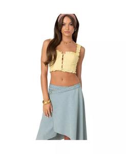 Женский топ Edikted, желтый