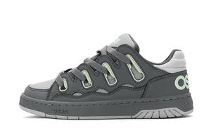 Кроссовки для скейтбординга с низким верхом, амортизирующие, увеличивающие рост, с защитой от скольжения, унисекс, серо-зеленые OSIRIS, Gray Green