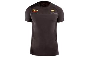 Футболка с рукавом реглан мужская черная VENUM