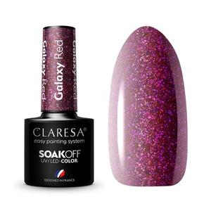 Лак гибридный Claresa galaxy красный 5г